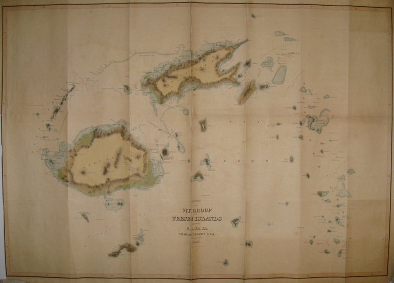 Item #217920 Chart of the Viti Group or Feejee Islands. Charles Esq WILKES.