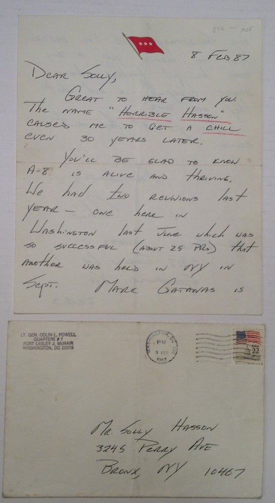 Item #218294 Autographed Letter Signed. Colin POWELL, 1937 -.