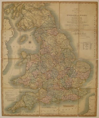 Item #218308 Cary's Reduction of his Larger Map of England and Wales with Part of Scotland;...