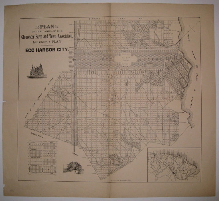 Item #218467 Plan of the Lands of the Gloucester Farm and Town Association, including a Plan of Egg Harbor City. UNKNOWN.