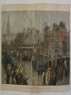Item #218468 The Inauguration of President Harrison-The Procession Returning from the Capitol....