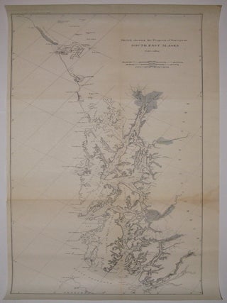 Item #218495 Sketch Showing the Progress of Surveys in South East Alaska. Coast, Geodetic Survey...
