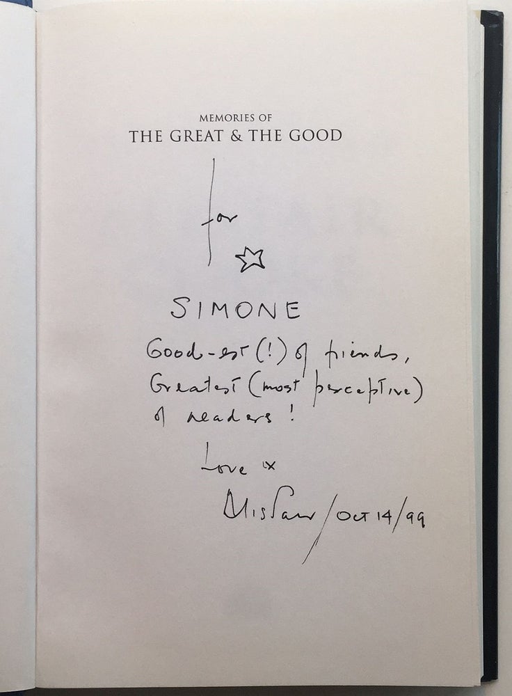 Item #219397 Memories of the Great & the Good. Alistair COOKE.