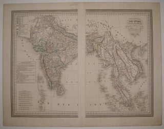 Item #219669 Carte Generale des Indes en-deca et au-dela du Gange, Comprenant l'Hindhoustan ou...