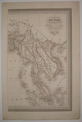 Carte Generale des Indes en-deca et au-dela du Gange, Comprenant l'Hindhoustan ou ancien Empire Mongol, L'Empire Birman, la presqu'ite de Malacca et les Royaumes d'Anam