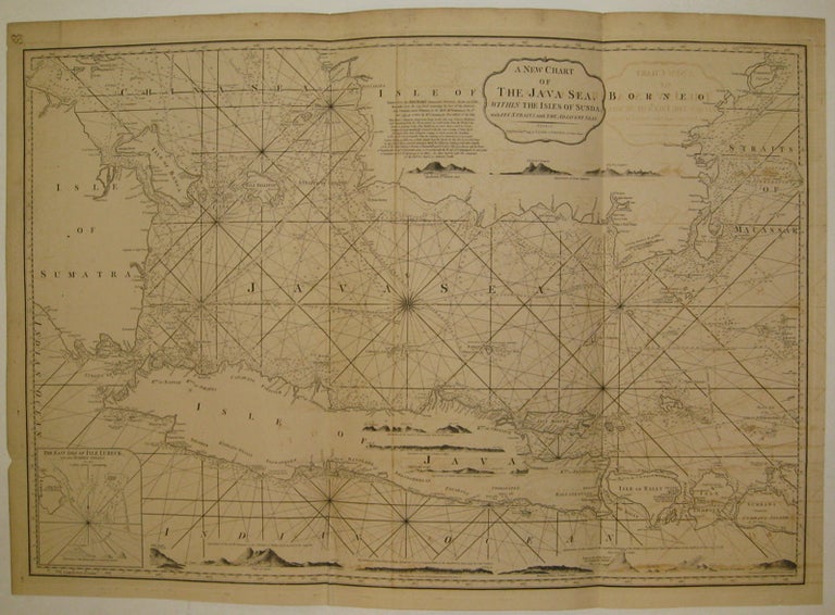 Item #220011 A New Chart of the Java Sea, within the Isles of Sunda; with its Straits, and the Adjacent Seas. LAURIE, WHITTLE.