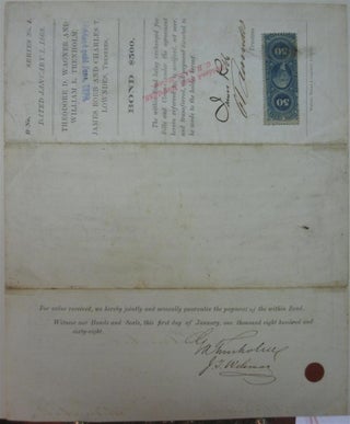 Document Signed by the Secretary of the Confederacy