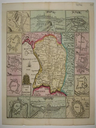 Item #220571 Caart van Languedoc. Daniel de LA FEUILLE