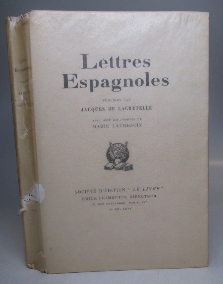 Item #220984 Lettres Espagnoles. Jacques de LACRETELLE.