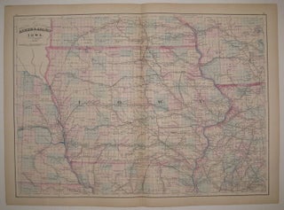 Item #222792 Asher & Adams' Iowa. ASHER, ADAMS