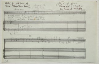 Item #223677 Autographed Musical Quotation. Ross Lee FINNEY