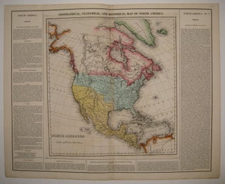 Item #224077 Geographical, Statistical, and Historical Map of North America. CAREY, LEA