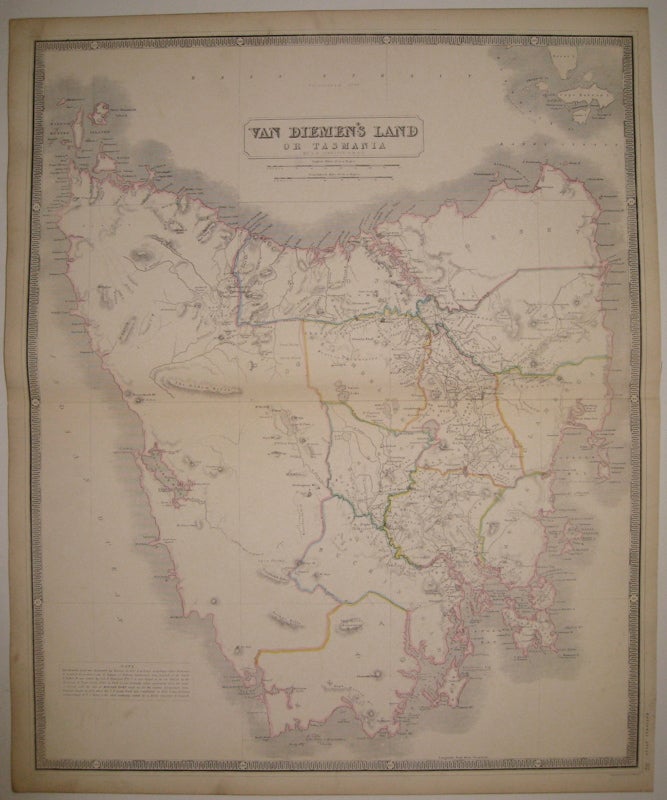 Item #224927 Van Diemen's Land or Tasmania. A. K. JOHNSTON.