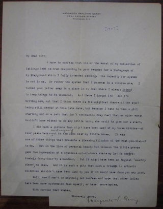 Hand-Edited Story and Two Typed Letters Signed