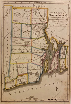 Item #225544 The State of Rhode Island; compiled from the Surveys and Observations of Caleb...