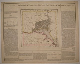 Item #226827 Geographical, Statistical, and Historical Map of the District of Columbia. CAREY, LEA