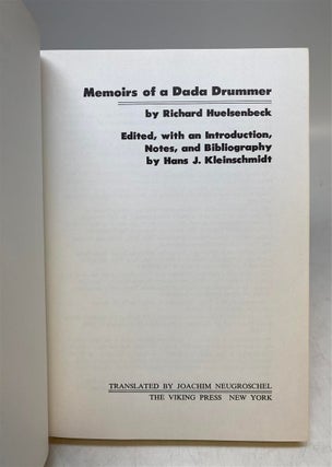 Memoirs of a Dada Drummer [The Documents of 20th-Century Art]