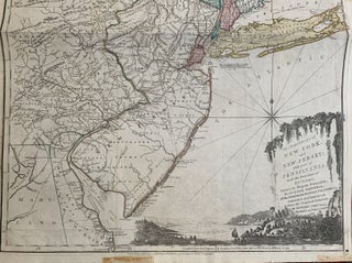 The Provinces of New York and New Jersey with part of Pensilvania, and the Province of Quebec, Drawn by Major Hollnad, Surveryor General, of the Northern District in America. Corrected and Improved, from the Original Materials by Govern: Pownall, Member of Parliament, 1776