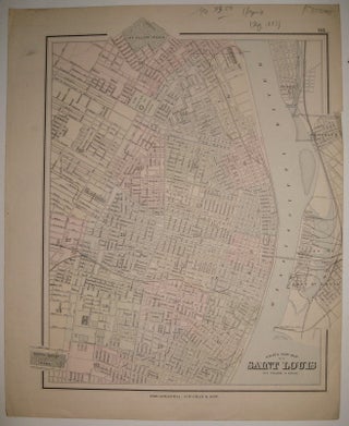 Item #227686 Gray's New Map of Saint Louis. Frank A. GRAY