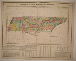 Item #229351 Geographical, Statistical, and Historical Map of Tennessee. CAREY, LEA