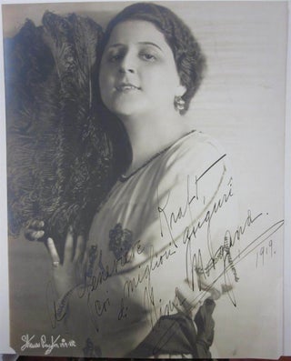 Item #229409 Inscribed Vintage Photograph as Gilda in "Rigoletto" Nina MORGANA, 1892 - 1986