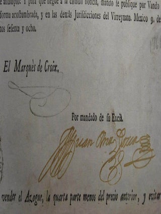 Exceedingly Rare Document Signed by the Original Residents of Texas