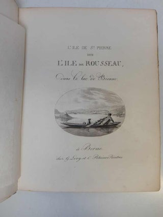 L'Ile de St. Pierre dite L'Ile de Rousseau, dans le Lac de Bienne.