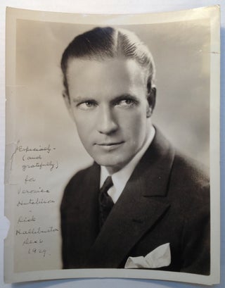 Item #230452 Inscribed Photograph. Richard HALLIBURTON, 1900 - 1939