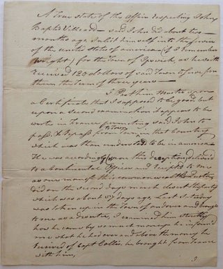 Item #230916 Two Autographed Documents Signed from the Continental Army. Major Joseph PETTENGILL