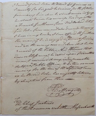 Two Autographed Documents Signed from the Continental Army