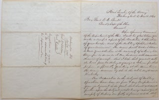 Item #231093 Historically Important War-Date Autographed Letter Signed. George B. McCLELLAN, 1826...