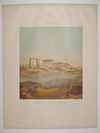 Item #232423 Thebes. General View of the Ruins of the Temple of Luxor. Samuel Augustus BINION