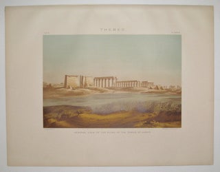 Item #232423 Thebes. General View of the Ruins of the Temple of Luxor. Samuel Augustus BINION
