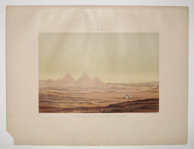 Item #232427 Gizeh. Southern View of the Great Pyramids. Samuel Augustus BINION.