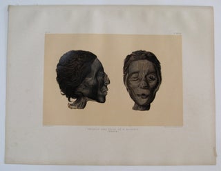 Item #232563 Thebes. Profile and Face of a Mummy. (Woman.). Samuel Augustus BINION