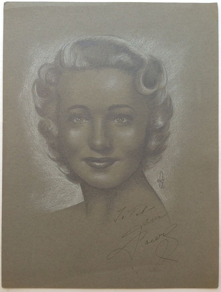 Item #232691 Signed Original Drawing. Jane POWELL, 1929 -.