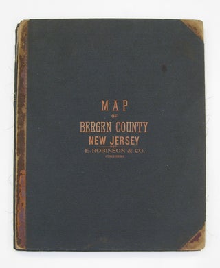 Item #232697 Map of Bergen County with a Portion of Passaic Co.; Compiled from the Geological...