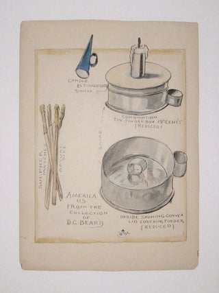 Item #232834 America U.S. From the Collection of D.C. Beard; Sulpher Matches, Candle...
