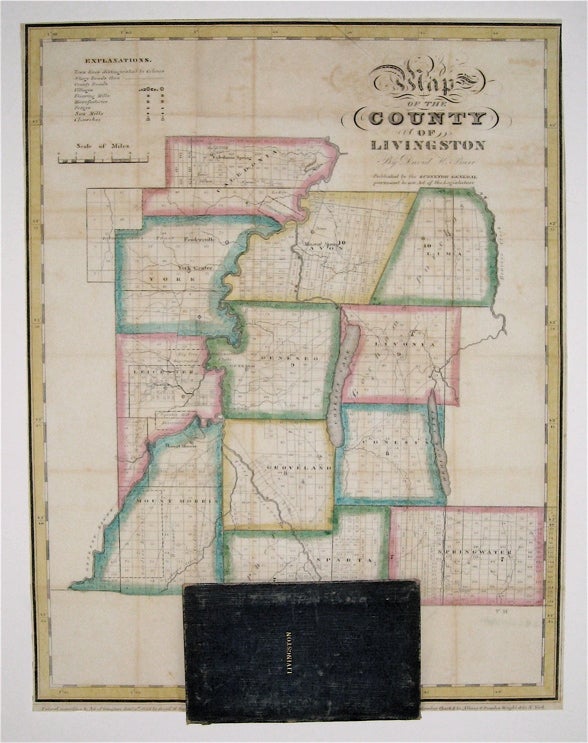 Item #233726 Map of the County of Livingston. David H. BURR.