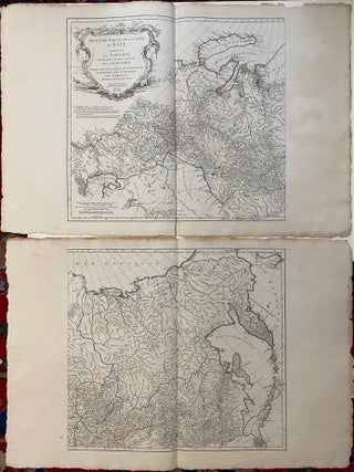 Troisième partie de la carte d'Asie, contenant la Sibérie, et quelques autres parties de la Tartarie