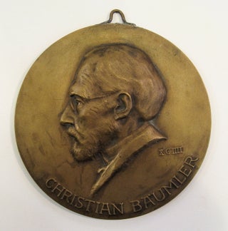 Item #233901 Medallion of Christian Bäumler. Karl DAUTERT