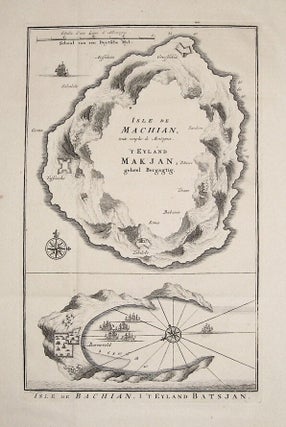 Item #234160 Isle de Machian, toute remplie de Montagnes./Isle de Bachian. Jacques Nicolas BELLIN