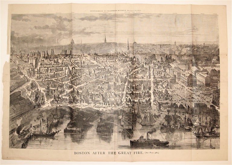 Item #234329 Boston After the Great Fire. HARPER'S WEEKLY.