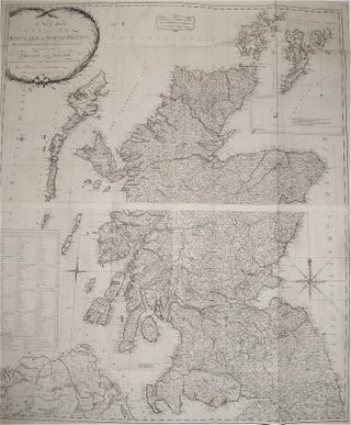 Item #234486 A New Map of Scotland or North Britain, Wherein all the Post and other Public Roads...