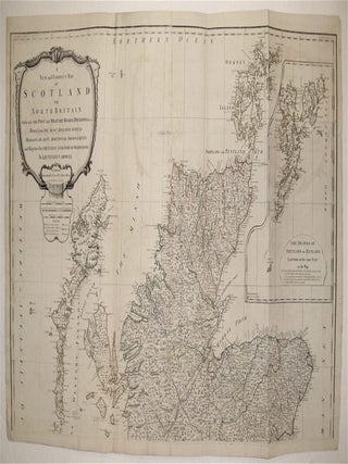 A New and Correct Map of Scotland or North Britain with all the Post and Military Roads, Divisions, &c
