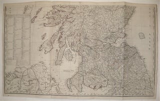 A New and Correct Map of Scotland or North Britain with all the Post and Military Roads, Divisions, &c