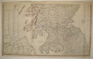 A New and Correct Map of Scotland or North Britain with all the Post and Military Roads, Divisions, &c