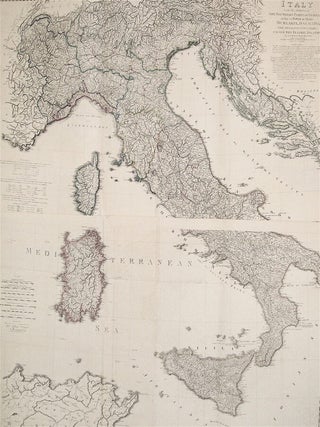 Italy with the Addition of The Southern Parts of Germany as far as Pettau in Stiria; Murlakia, Dalmatia, The Adjacent Countries and All The Illyric Islands