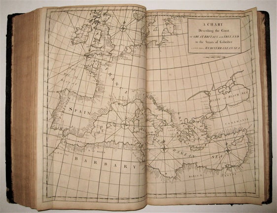 Item #236366 Atlas maritimus & commercialis; or, a general view of the world, so far as relates to trade and navigation / Sailing Directions for All the Known Coasts and Islands on the Glob, with a Sett of Sea-Charts. Nathaniel CUTLER, Sir Edmond HALLEY, John HARRIS, John SENEX, Daniel DEFOE.