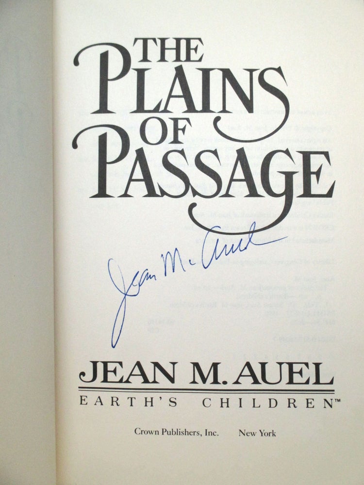 Item #237251 The Plains of Passage. Jean M. AUEL.